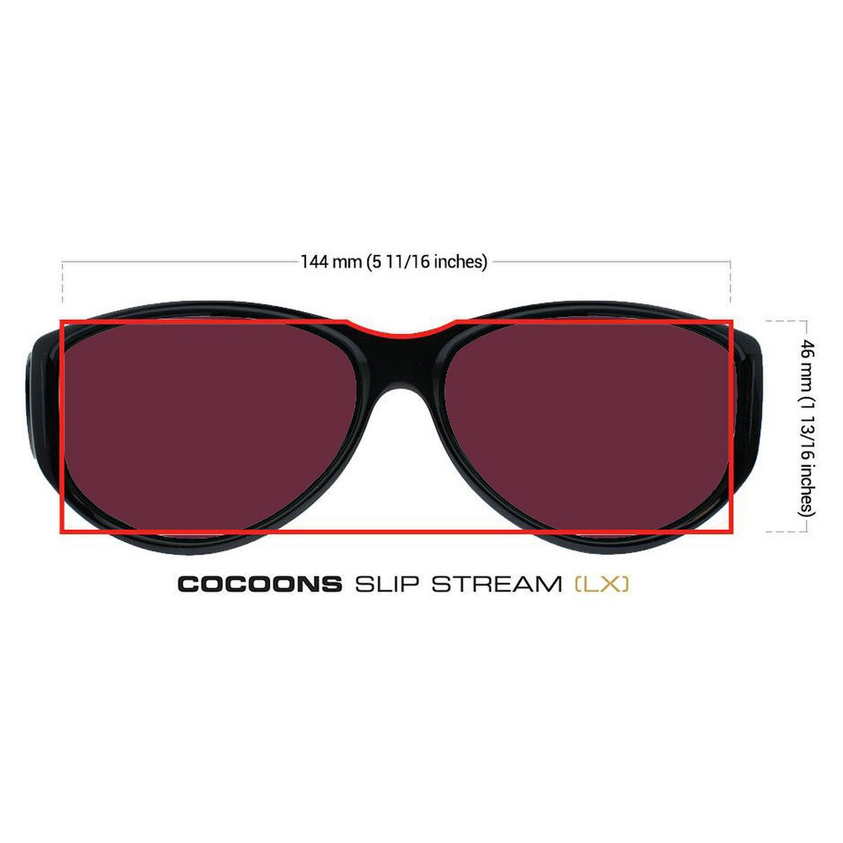 Low Vision Tinted Fitover - Cocoons